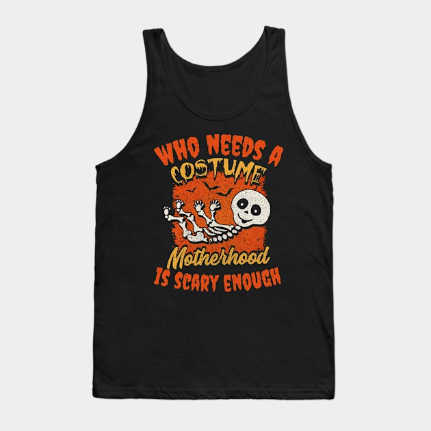 Halloween Motherhood Mom To Be Expecting Mother Tank Top by E